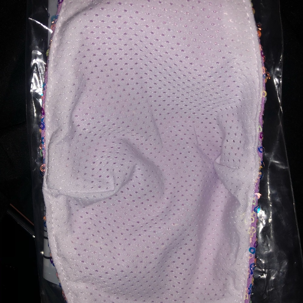 Set of 2 iridescent sequin face masks - Picture 6 of 7
